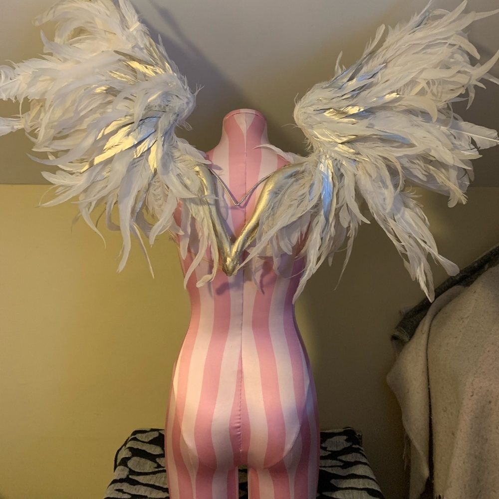 Victoria secret store display angel wings